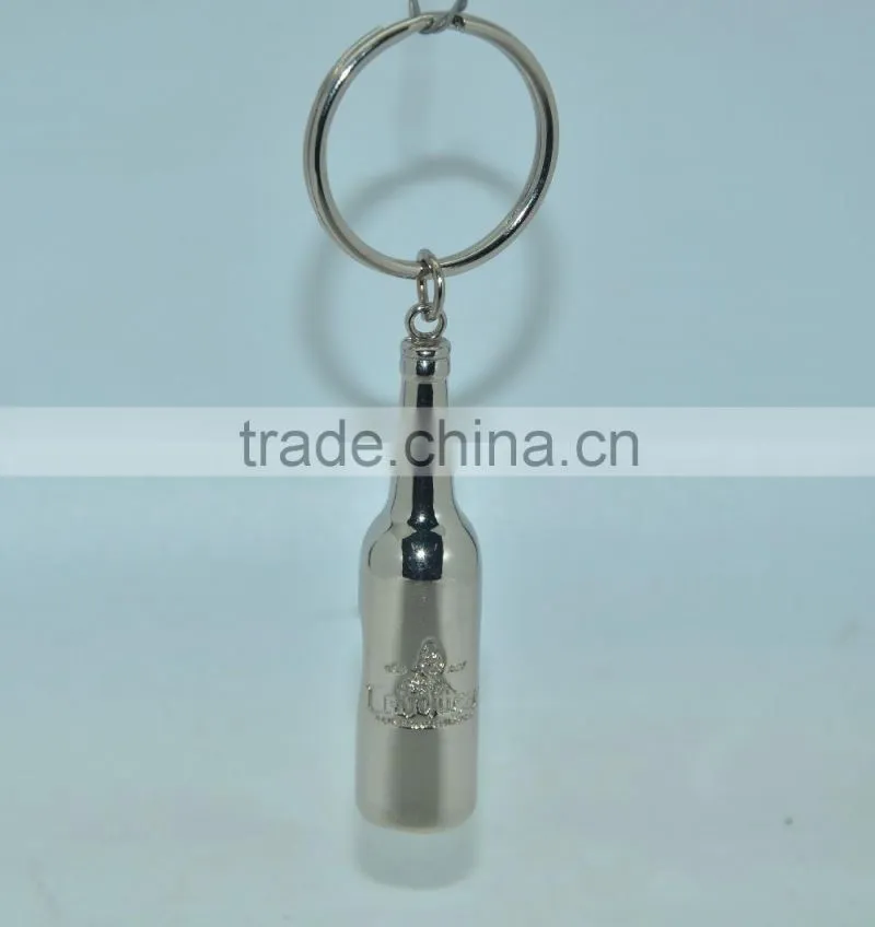 Fine quality beer shape bottle opener keychain