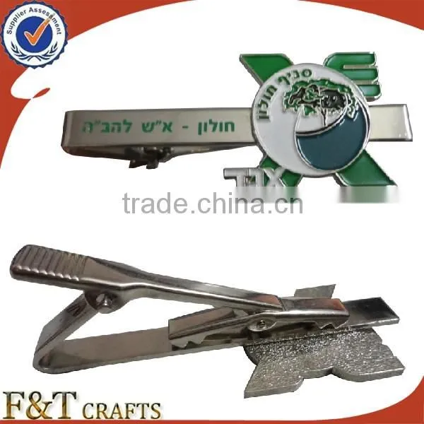 Fashion plating pearl nickle metal tie bar for your desgin