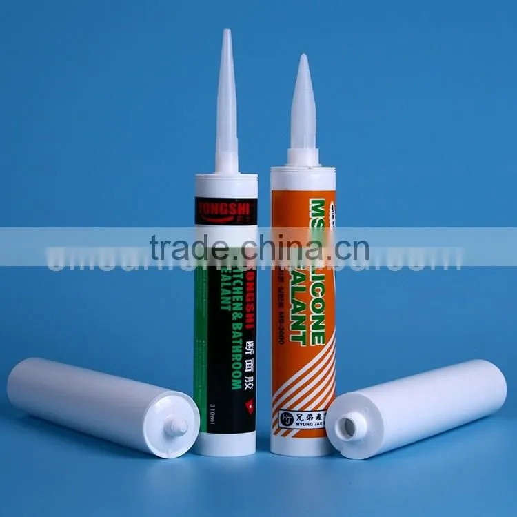 300ml plastic cartridges for grease silicone sealant tube
