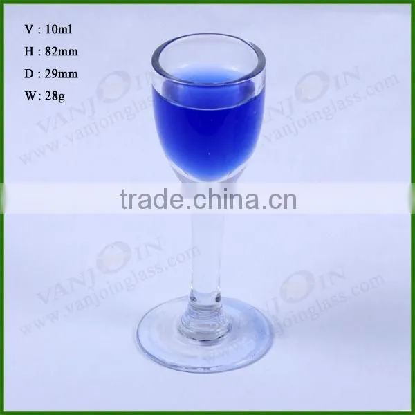 10ML Clear Color Glass Cup or Goblet