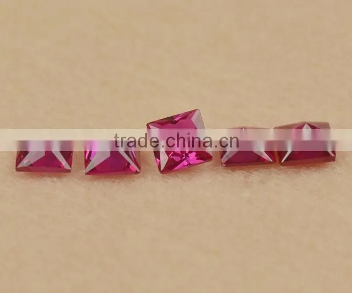 wholesale brilliant cut 5# synthetic corundum or natural corundum price