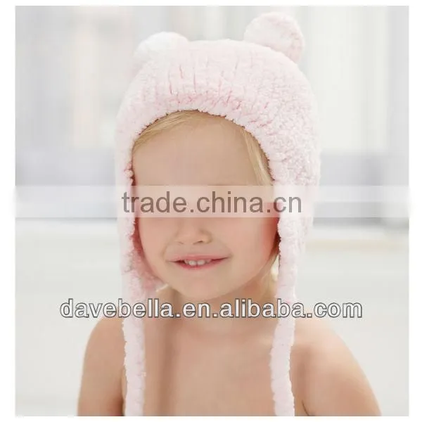 DB315-N dave bella autumn winter baby hat caps newborn hat baby earflat caps