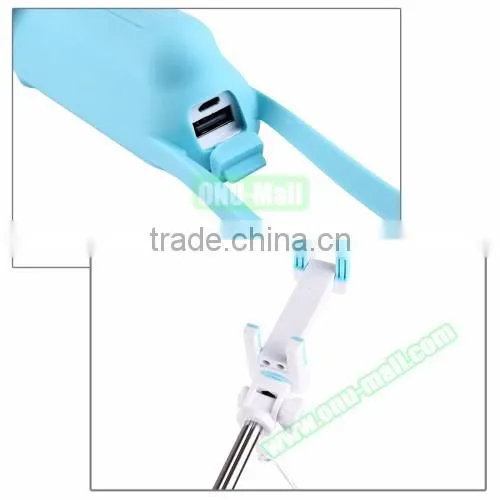 In Shop Now 2 in 1 Portable USB Cooling Fan Mini Fan Selfie Stick, Wired Selfie Stick