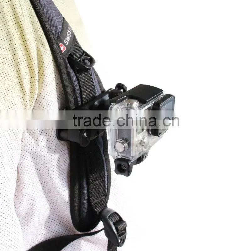 Multiple functional backpack belt clip for Go Pro, quickdraw belt buckle for DSLR camera