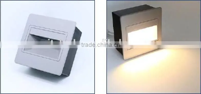 Aluminum modern wall lighting, all in one outdoor solar wall lamp LED corner lights