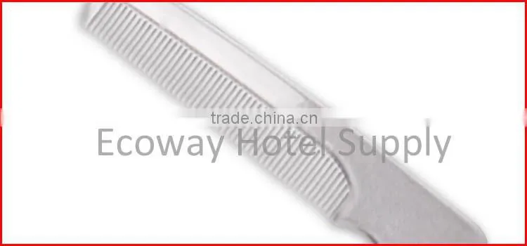 OEM 3-5 Star Hotel White Disposable Plastic Person Comb