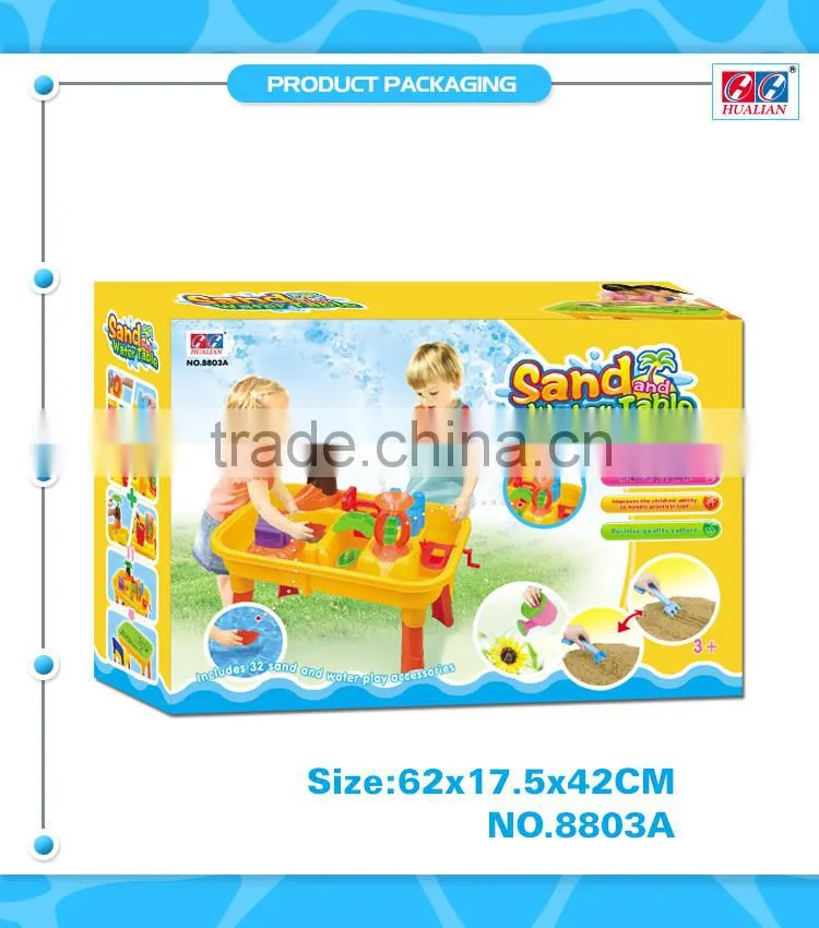 Chenghai Toy Factory Beach Toys Sand and Water Table With Board And Chair