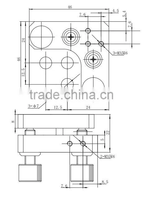 Precision Two-axis tilt platform LSSQ-02-5S2-01