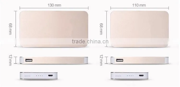 portable power bank 5800mah@ li-polymer 8000mah power bank
