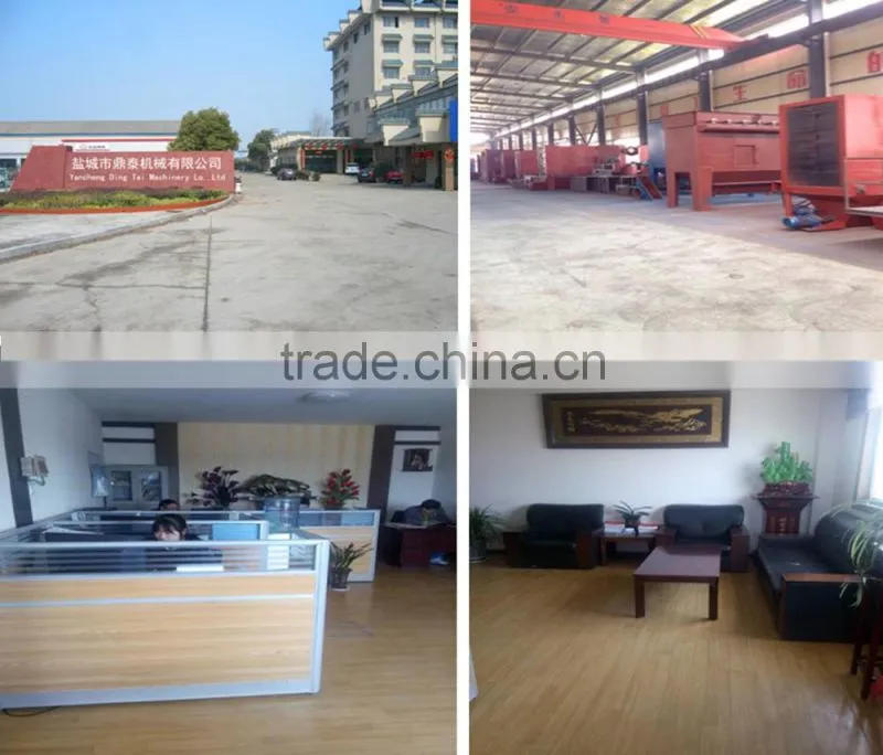 movable floor aluminum alloy shot blasting machine, automatic polishing machine