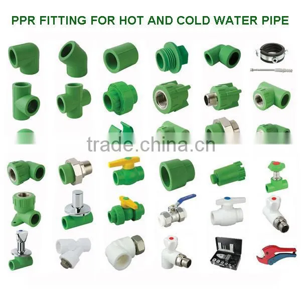 Supply PVC / CPVC / PPR Pipe Fittings plastic pipe fittings made in China