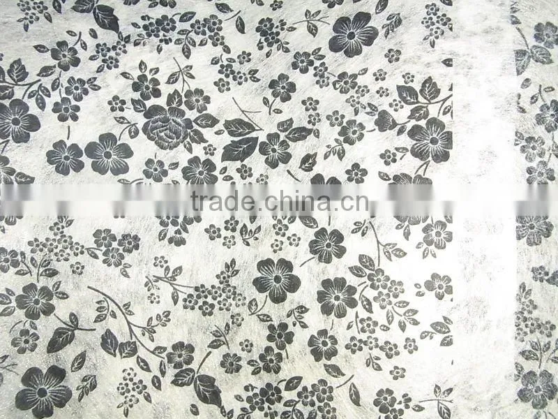 customized pet nonwoven fabric heat transfer embossed printing