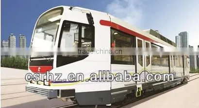 Metro vehicle, subway car, railway car