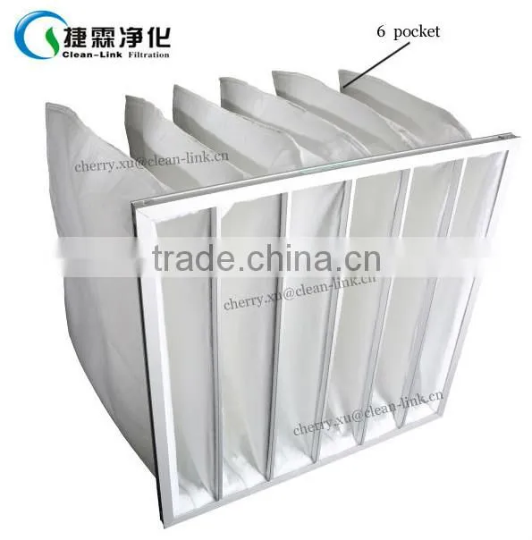 Hot sales hot melt pocket air filter