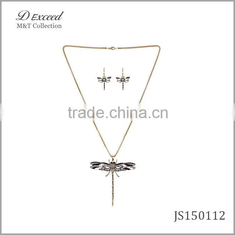 dragonfly necklace set jewelry set for women