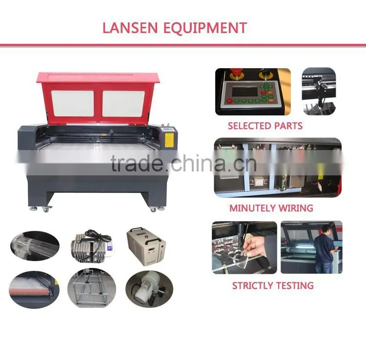 Wuhan CE approved Automatic feeding 1610 Fabric Laser Tailor