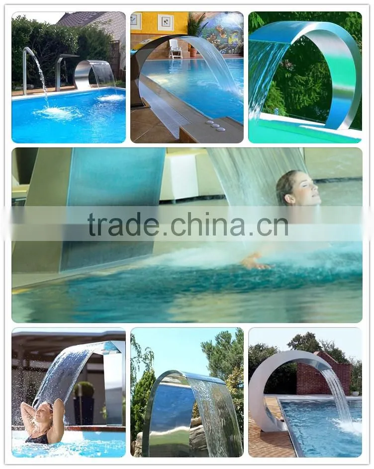 500*700m 1.5mm thickness waterfall dolphin for swimming or spa pool