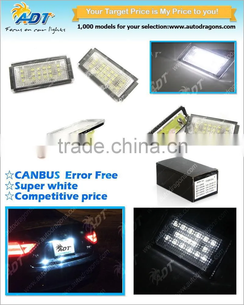 Canbus error free license plate lamp for BM-W E46 series facelift