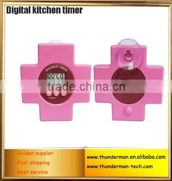 Geometric drawing LCD Display Digital Kitchen Timers with Magnetic Function