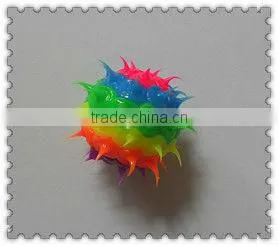 Best gift ball shape effect Custom spiky silicone rubber ball