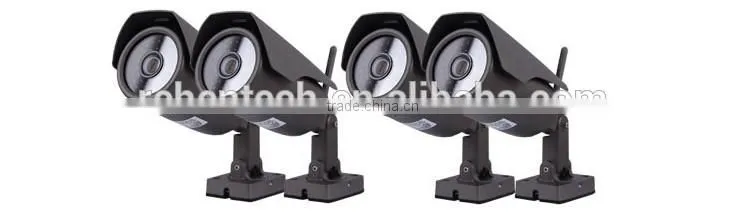 Wireless Home Security Camera System HD 720P 4Ch WiFi NVR Kit CCTV Kits with 4 Cameras IP Wireless HD