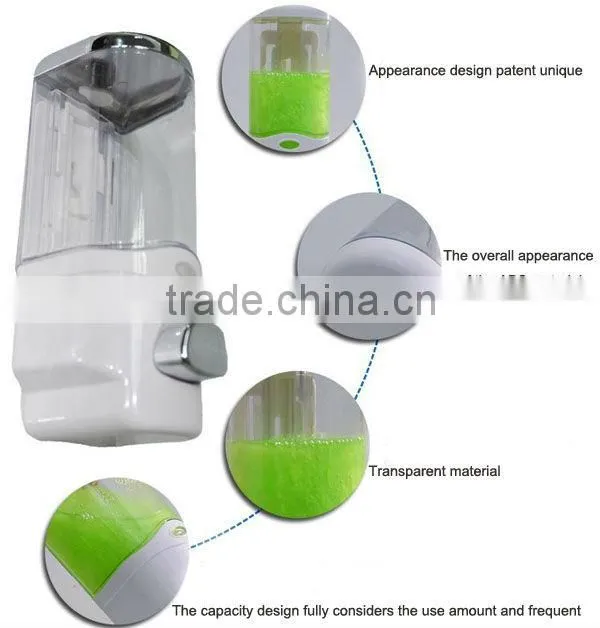 Hot selling Durable single shower shampoo holder hot sale soap dispenser plastic dispenser (DS1553)