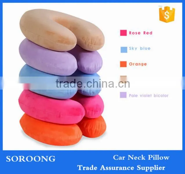 Experienced Manufacture Soft Custom Car Travel Memory Foam U Shape Neck Pillow