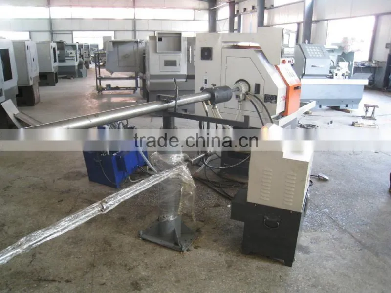 CK0640A small cnc lathe with auto bar feeder, pneumatic collet,CE