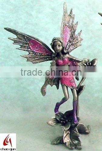2012 metal lovely fairy sculpture 0145