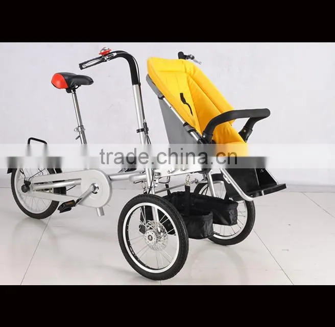 mother and child bicycle baby stroller