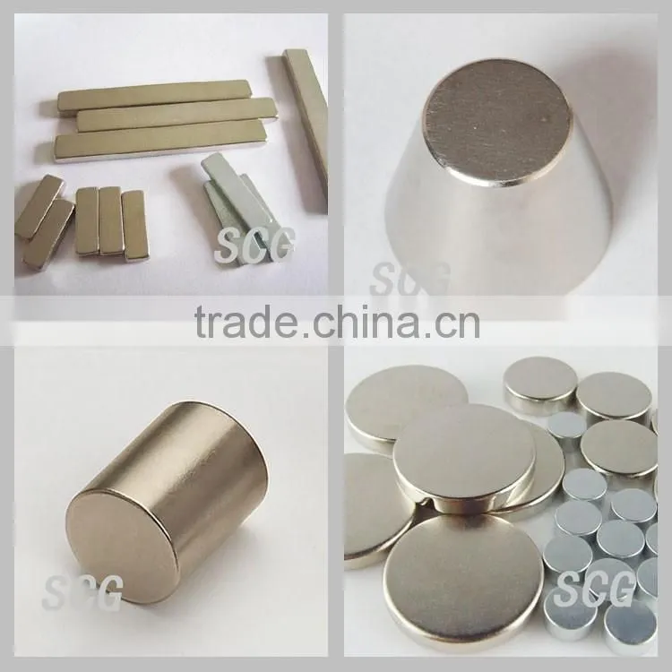 Zinc round magnet