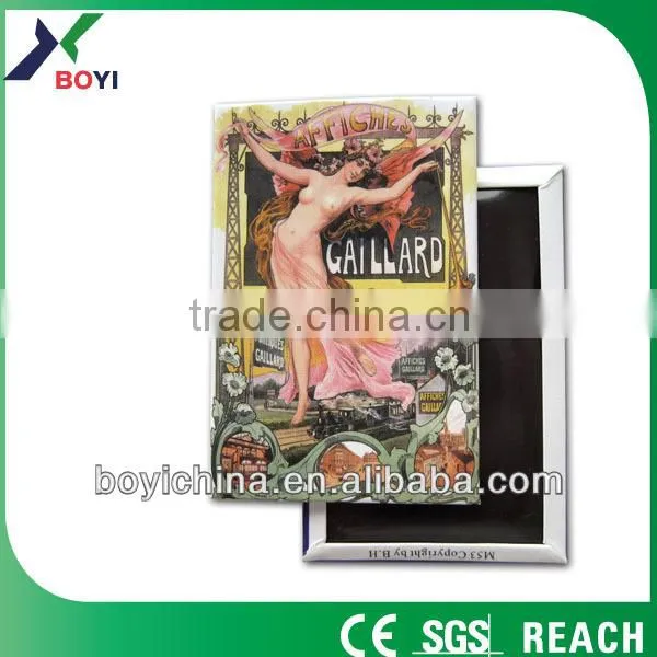 China Wholesale Hot Sexy Girls Retro Style Fridge Magnet