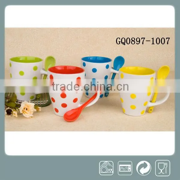 11oz paint ceramic mug oem for promotion gift