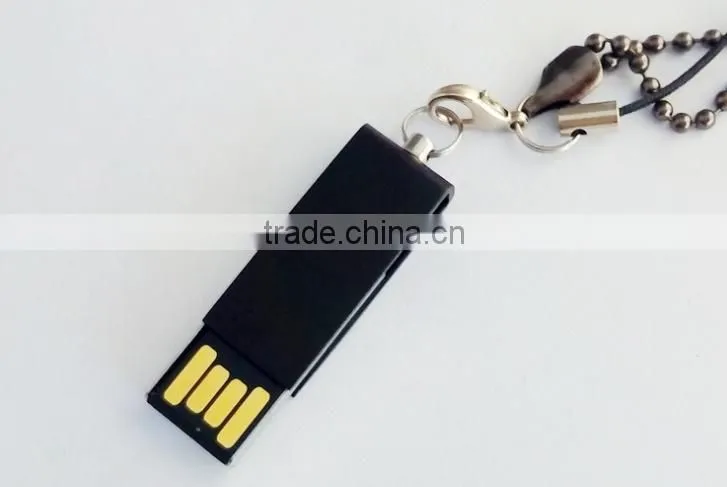 Metal spinning flash drive, Rotating clip u disk