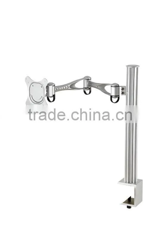 High quality swing adjustable double monitor arms lcd bracket supplier