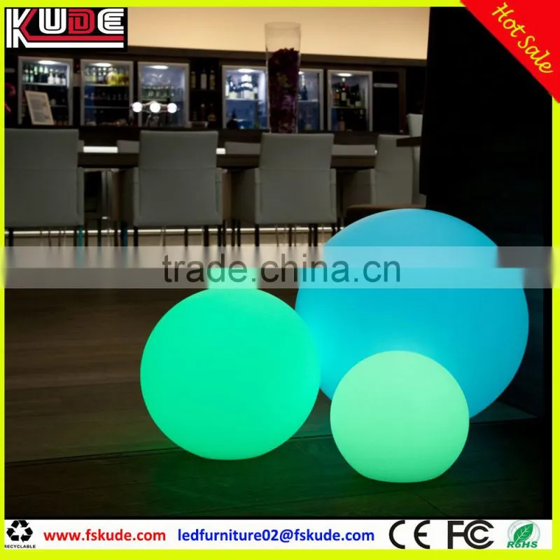 Any Size Decoration Ball Light Remote Control Outdoor RGB Color Change LED Ball