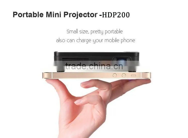 200 ANSI Lumens DLP mini projector hdp200 bluetooth function hd smartphone projector