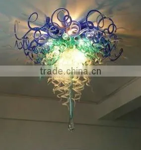 art glass ceiling lighting xo-201116 and hand blown ceiling lighting