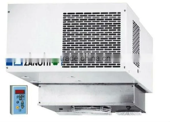 polyurethane cold room with ceiling mounted monoblock compressor unit(drop-in compressor)