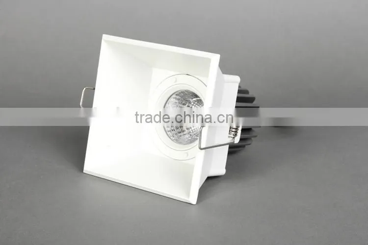 Square recessed cob led downlight 10w downlight led