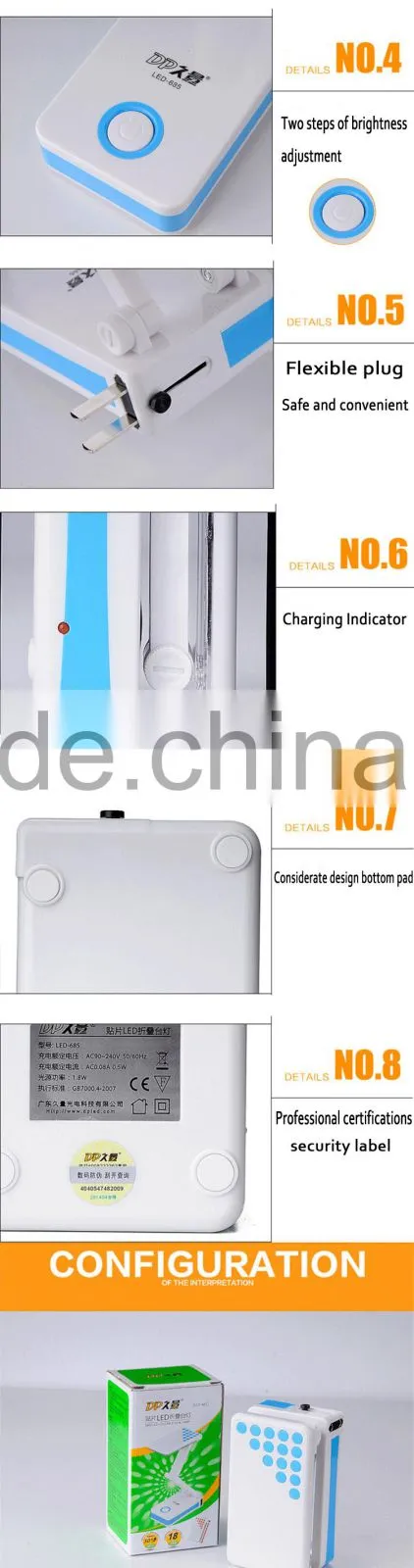 Small gift items battery led table lamp led plastic toy