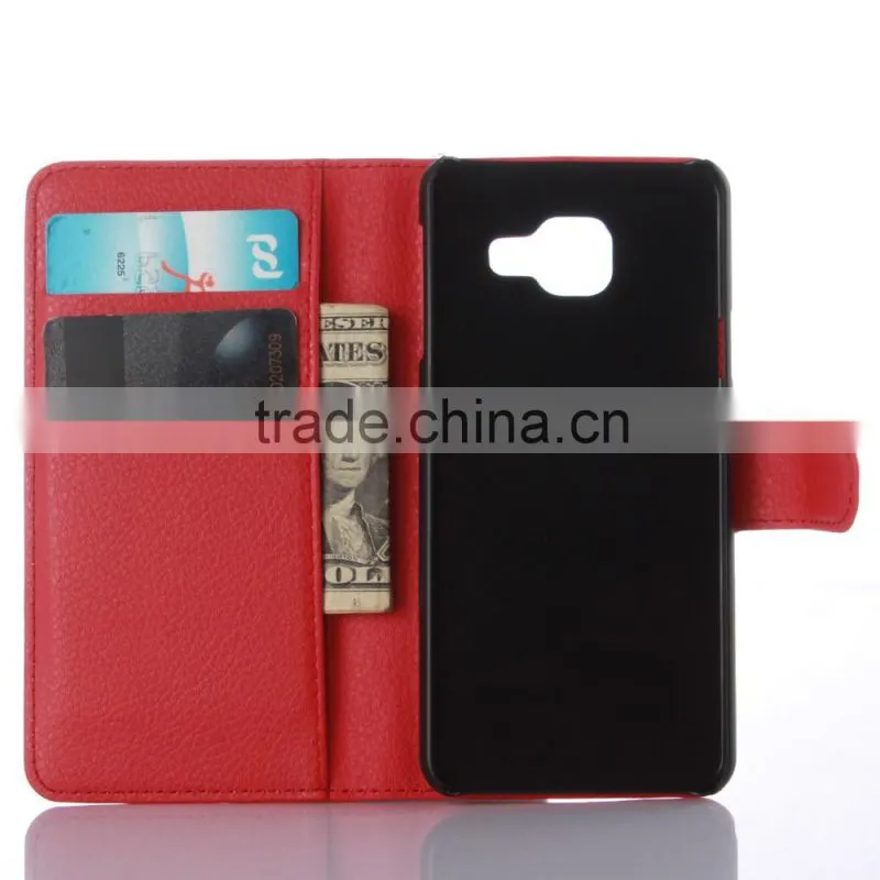 High Quality Leather Card Wallet Folio Stand Flip Case Cover for Samsung GALAXY A3 A310