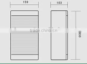 BS-320 20W voltage constant indoor wall speaker box with high quality