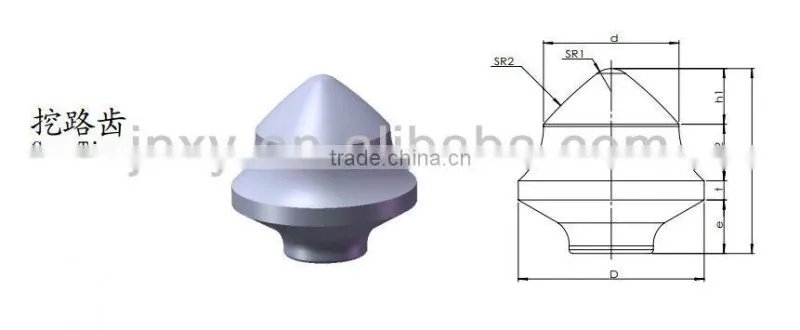 high quality cemented carbide cap tips