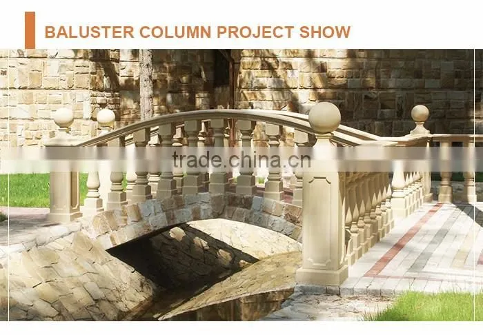 Beautiful Marble / Onyx / Granite / Limestone Natural Stone Baluster Railing