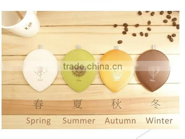 13001 Pure and fresh leather coaster set