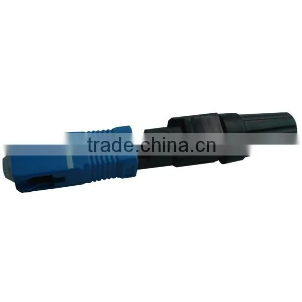 55mm Length FTTH Assembly SC Fiber Optic Fast Connector / Quick Connector
