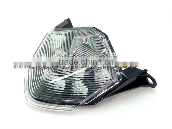 ZX-6R Plastic cover tail lights/Motorcycle Clear LED tail light for ZX6R 09-11