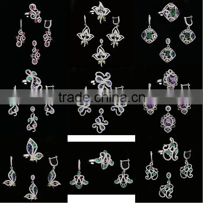 925 Silver Jewelry Set Wholesale Party Supplies Custom Jewelry TZ-0225
