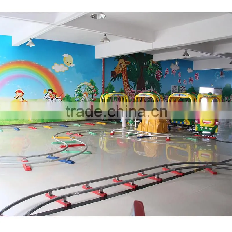 Kids electric rides train with tracks, caival rides for sale